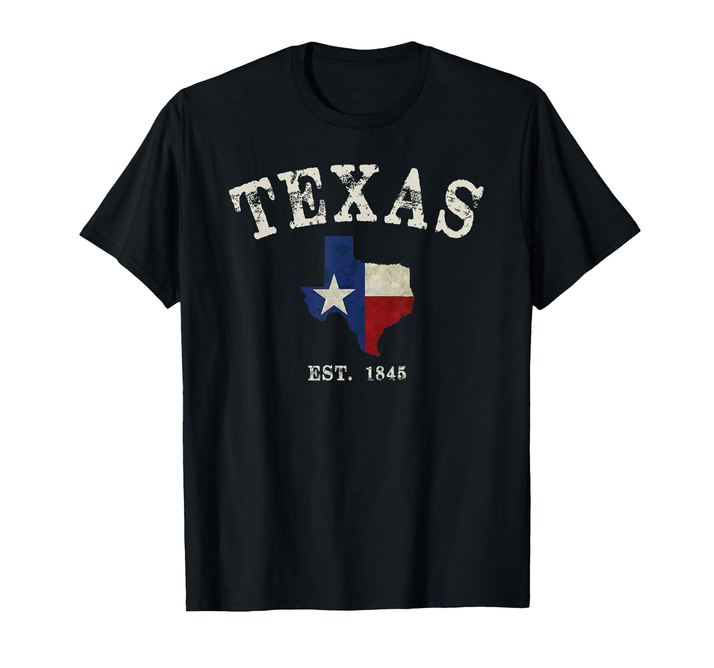 Texas Pride Distressed Map Tee